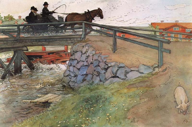 Carl Larsson The Bridge Germany oil painting art